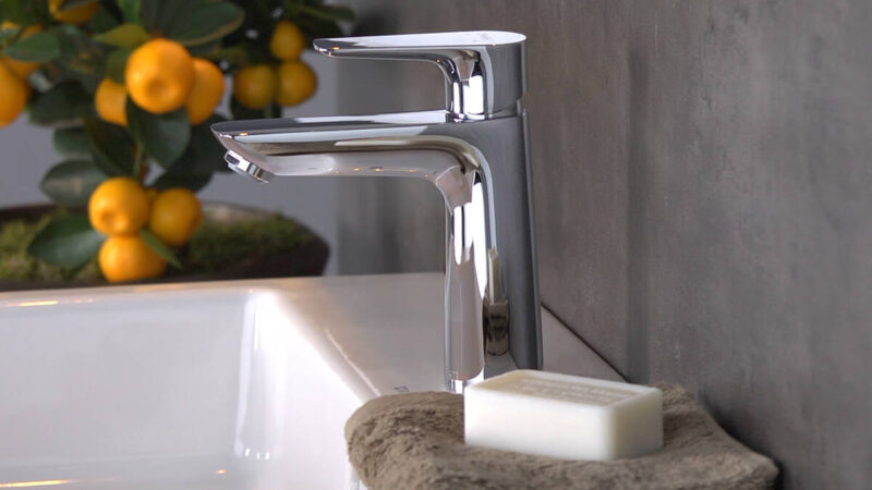 hansgrohe Talis E - Single lever basin mixer 110 with pop-up waste set - Image 2