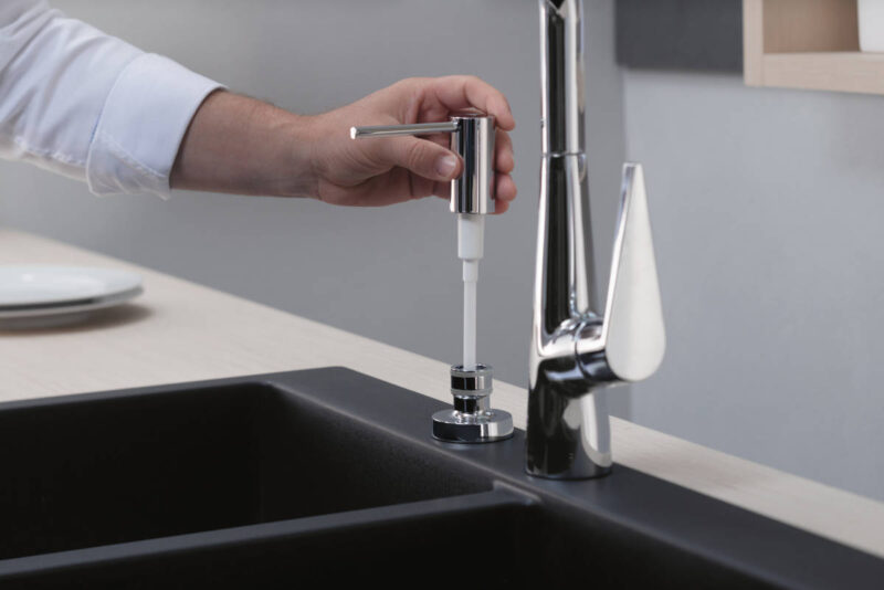 hansgrohe Talis Select M51 - Single lever kitchen mixer 300, pull-out spout, 1jet, sBox - Image 2