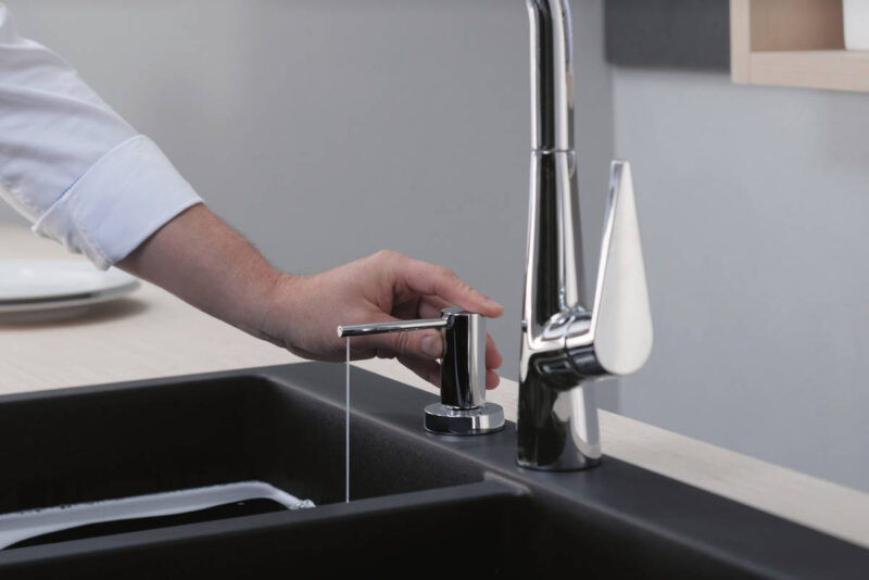 hansgrohe Talis Select M51 - Single lever kitchen mixer 300, pull-out spout, 1jet, sBox - Image 4