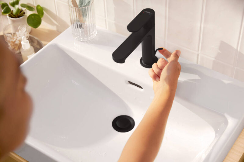 hansgrohe Rebris S - Single lever basin mixer 110 with pop-up waste set - Image 2