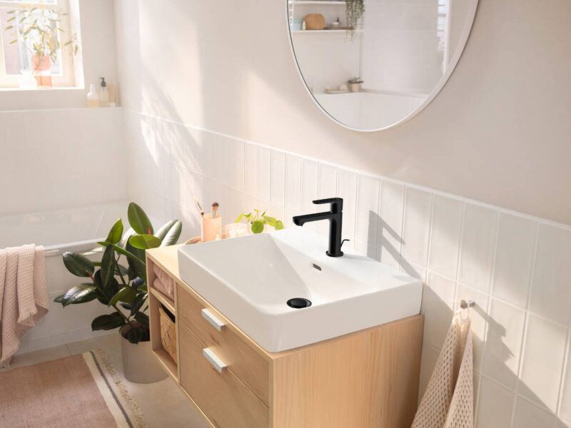 hansgrohe Rebris S - Single lever basin mixer 110 with pop-up waste set - Image 3