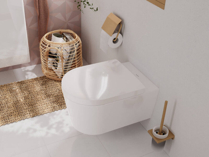 hansgrohe AddStoris - Toilet paper holder with cover - Image 2