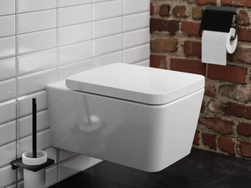 hansgrohe AddStoris - Toilet paper holder with cover - Image 3