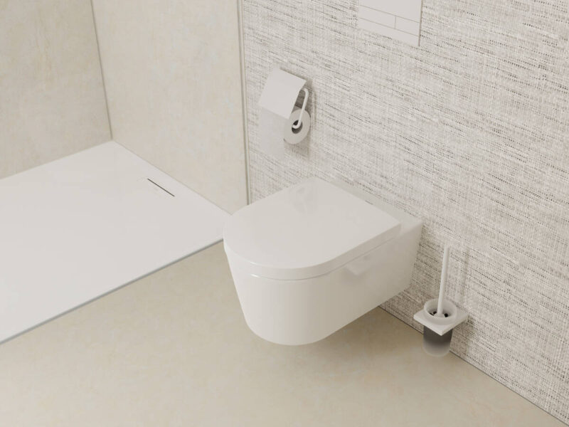 hansgrohe AddStoris - Toilet paper holder with cover - Image 4