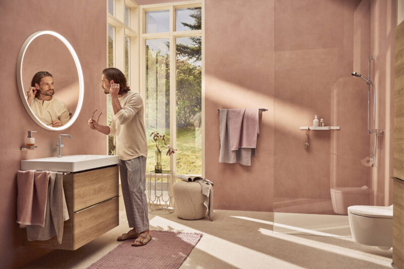 hansgrohe Tecturis S - Single lever basin mixer 210 Fine CoolStart EcoSmart+ with swivel spout and push-open waste set - Image 6