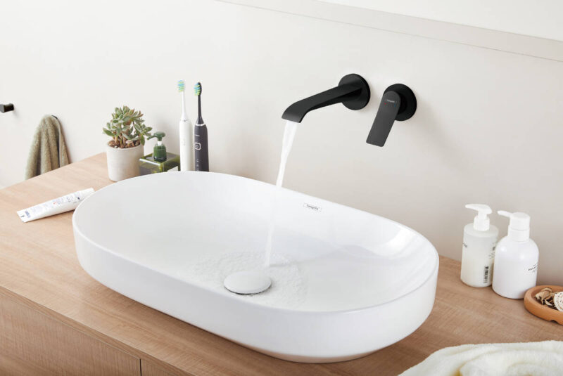 hansgrohe MellowTide U - Wash bowl 675/395 without tap hole - Image 5