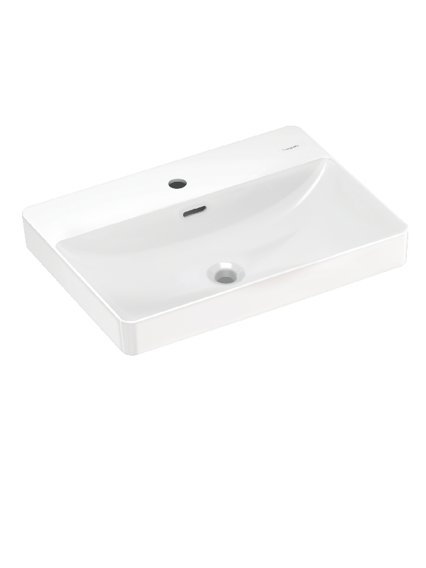 hansgrohe MellowTide Q - Wash bowl 600/440 with tap hole