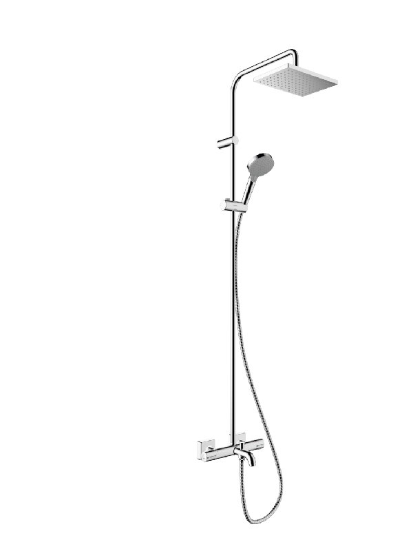 hansgrohe Vernis Shape - Showerpipe 230 1jet with bath thermostat