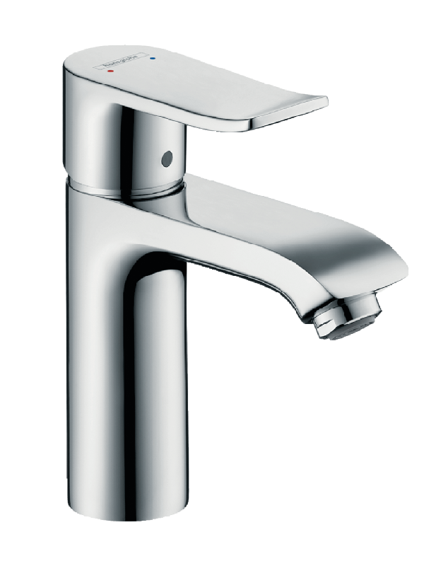 hansgrohe Metris - Single lever basin mixer 110 with pop-up waste set