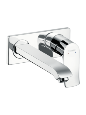 hansgrohe Metris - Single lever basin mixer for concealed installation wall-mounted with spout 22,5 cm