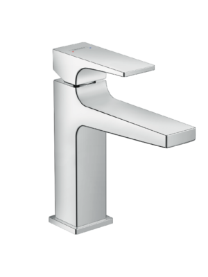 hansgrohe Metropol - Single lever basin mixer 110 with lever handle and push-open waste set