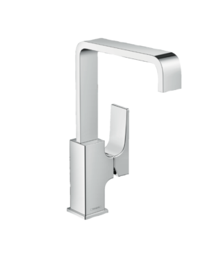 hansgrohe Metropol - Single lever basin mixer 230 with lever handle and push-open waste set