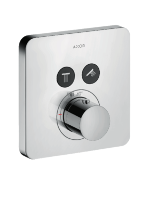ShowerSolutions - Thermostat for concealed installation softsquare for 2 functions