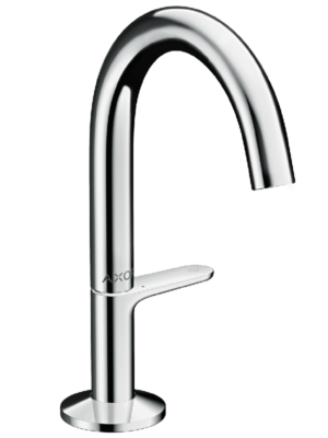 Axor One Basin mixer Select 140 with push-open waste set