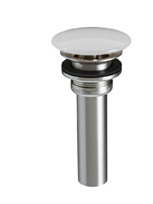 MellowTide Waste set non-closing for wash basins with ceramic cover