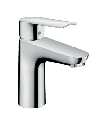 hansgrohe Logis E - Single lever basin mixer 100 with pop-up waste set