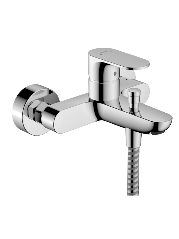 hansgrohe Rebris S - Single lever bath mixer for exposed installation