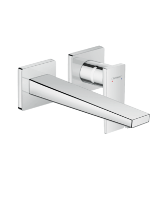 hansgrohe Metropol - Single lever basin mixer for concealed installation wall-mounted with lever handle and spout 22,5 cm