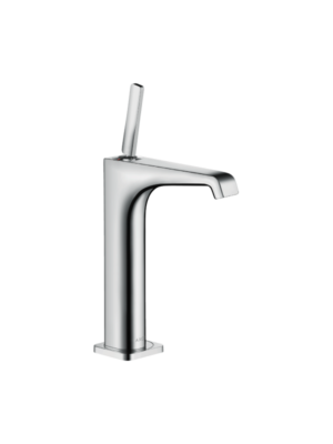 Axor Citterio E Single lever basin mixer 190 with pin handle for wash bowls with waste set