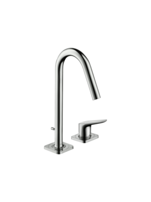 Axor Citterio M 2-hole basin mixer 160 with pop-up waste set