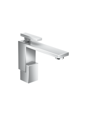 Axor Edge Single lever basin mixer 130 with push-open waste set