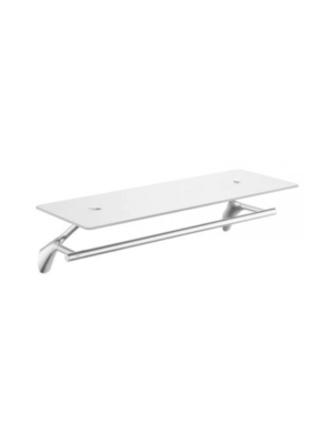 Impression Chrome/White 660mm Towel Shelf